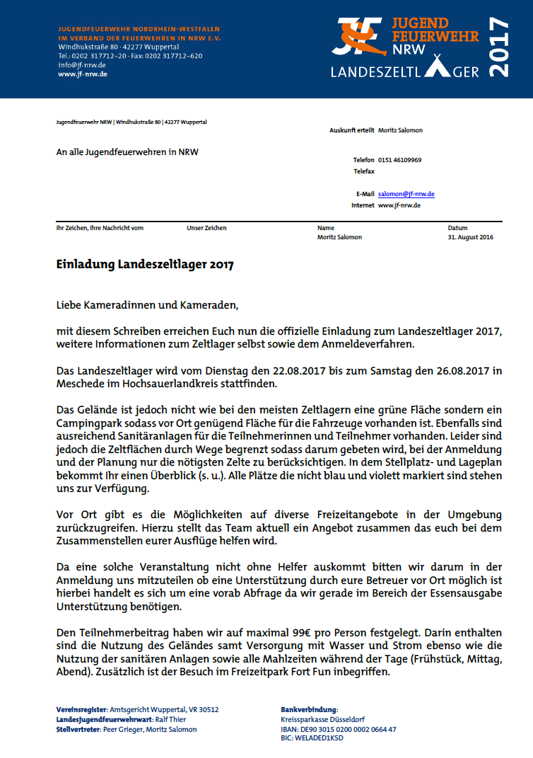 Landeszeltlager 2017